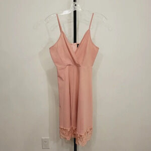 SHEIN  Lace Bottom Dress